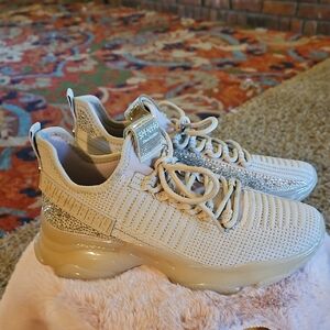Steve Madden Maxima   Sparkling Sneakers Sz 9.5M